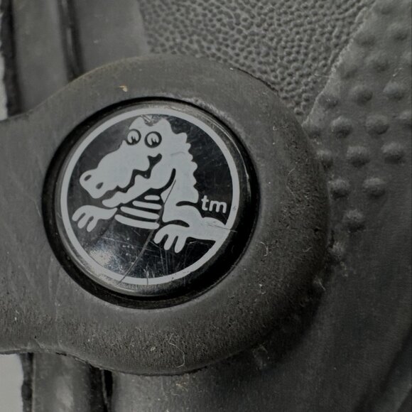 Crocs Dual Comfort Fleece Lined Crocs Womens 7 Blue Clogs Mens 5 Casual read - Picture 8 of 12